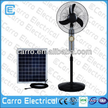 Long life 12V low power 16inch standing ac dc solar energy fan battery operate 12v dc electric fan motors